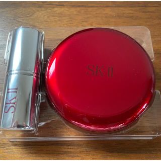 エスケーツー(SK-II)の未使用　SK-Ⅱ  エナメルラディエント　コンパクト&ブラシセット(ブラシ・チップ)