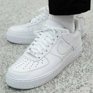 ナイキ(NIKE)のナイキ エアフォース1 ロー ホワイト '07 24.5(スニーカー)