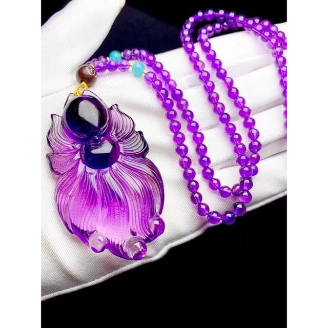 ⭐︎【天然】アメジスト ネックレス 44.6g aic-pm.co.jp