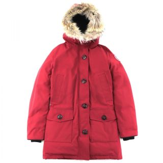 カナダグース(CANADA GOOSE)のカナダグース ブロンテパーカ ダウンジャケット レディース 赤 S ファーフード ダウンコート グリフィン 2603JL BRONTE PARKA CANADA GOOSE(ダウンジャケット)