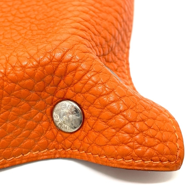 エルメス HERMES ヴィドポッシュトレイ Hロゴ レザートレイ 小物入れ トリヨンクレマンス G□刻 オレンジ エルメス HERMES ヴィドポッシュトレイ Hロゴ レザートレイ 小物入れ トリヨンクレマンス G□刻 オレンジ