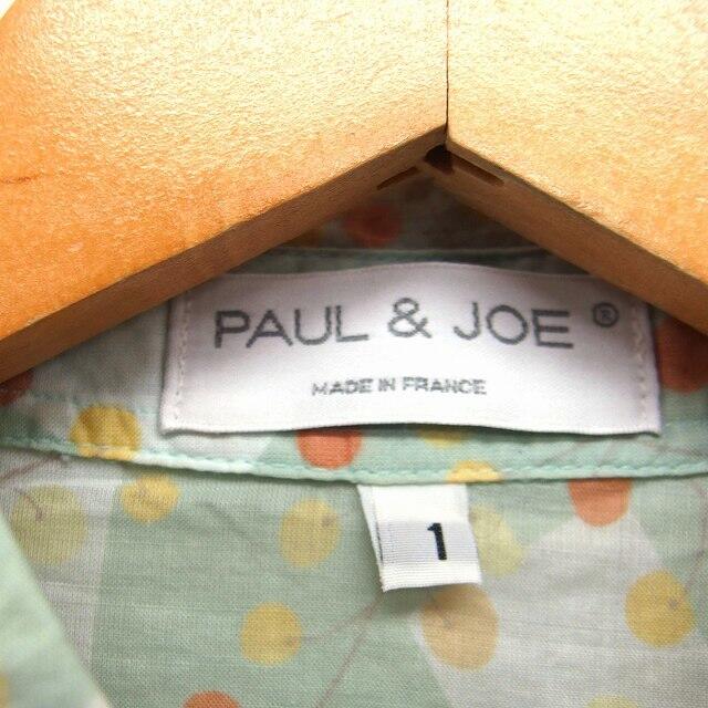 PAUL & JOE(ポールアンドジョー)のポール＆ジョー PAUL&JOE 半袖 シャツ ブラウス 総柄 コットン 綿 1 レディースのトップス(シャツ/ブラウス(半袖/袖なし))の商品写真