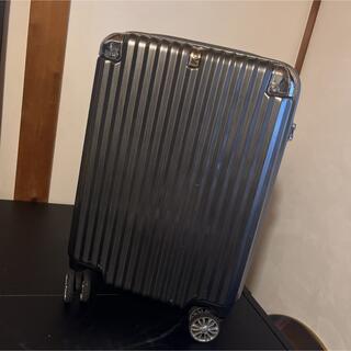 travelist キャリーケース　機内持ち込みサイズ　グレー　状態良い　最安値(トラベルバッグ/スーツケース)