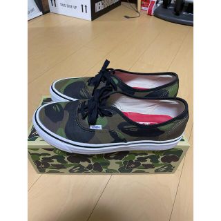 アベイシングエイプ(A BATHING APE)のA BATHING APE × VANS 1st CAMO AUTHENTIC(スニーカー)