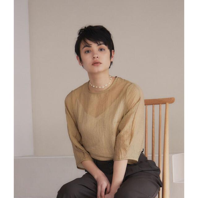 ZARA(ザラ)のpoet シアーブラウス レディースのトップス(シャツ/ブラウス(半袖/袖なし))の商品写真