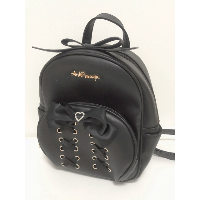 Ank Rouge(アンクルージュ)のAnk Rouge ノベルティ リュック ブラック レディースのバッグ(リュック/バックパック)の商品写真