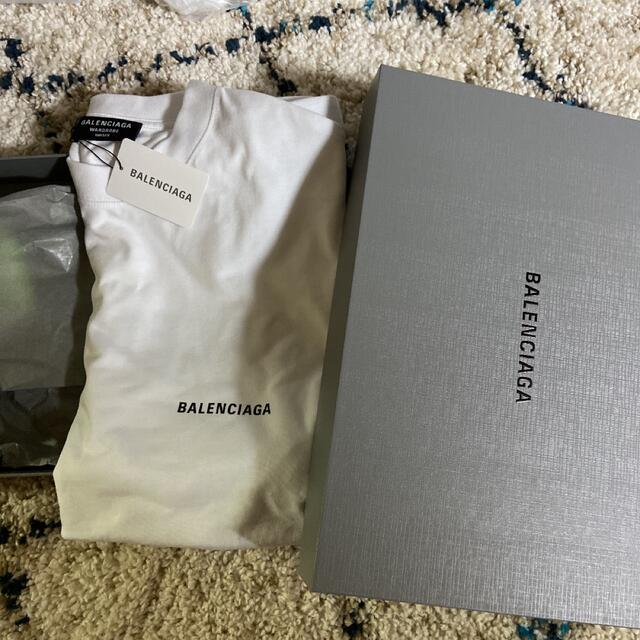 履き心地◎ Balenciaga LOGO ミディアムフィット Tシャツ - Tシャツ