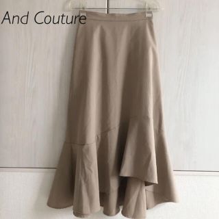 アンドクチュール(And Couture)のAnd Couture アンドクチュール　裾切り替えスカート(ロングスカート)