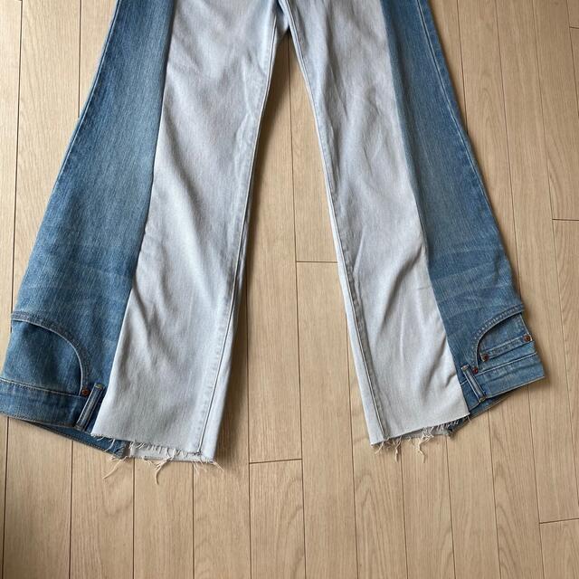 再構築 リメイク LEVI'S リーバイス フレア デニム パンツ