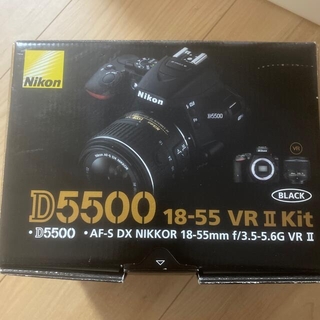 ニコン(Nikon)のNikon D5500 18-55 VR2 レンズキット BLACK(デジタル一眼)