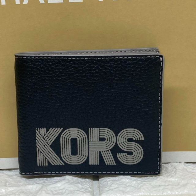 20【新品】マイケルコース メンズ 二つ折り財布MICHAELKORS