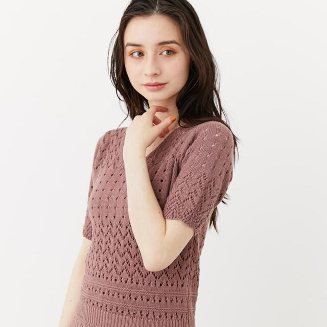 rienda(リエンダ)の【お盆限定】クロシェKnit SET レディースのレディース その他(セット/コーデ)の商品写真