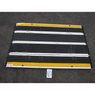 ①美品 デクパック白 1.2M 120cm 介護用スロープ 豪製 高圧洗浄済(その他)