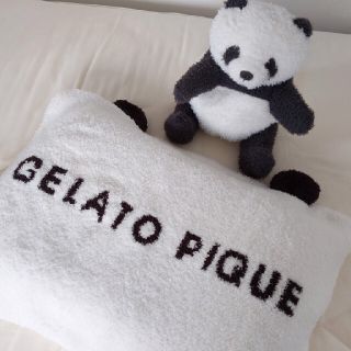 ジェラートピケ(gelato pique)のジェラートピケ　Sleep　パンダ耳付きピローケース(シーツ/カバー)