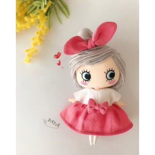 ふわふわピンクのワンピース、ヘアゴムセット♡イルメール　イーマリー(その他)