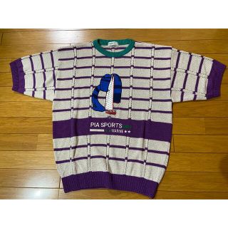 90's✨美品✨piasports ニットセーター　ヴィンテージ　フリーサイズ