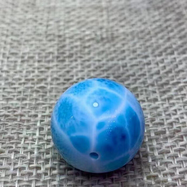 ⭐︎【天然】ラリマー 丸玉 18mm 8.7g - 各種パーツ