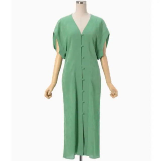 mame Melange Stripe V-Neck Dress | tspea.org