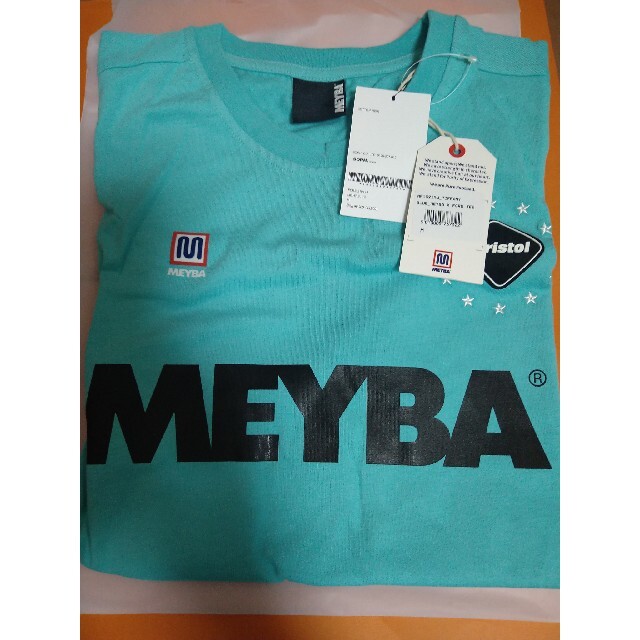 F.C.R.B.(エフシーアールビー)のFCRB MEYBA コラボTシャツ TIFFANYブルー Mサイズ メンズのトップス(Tシャツ/カットソー(半袖/袖なし))の商品写真