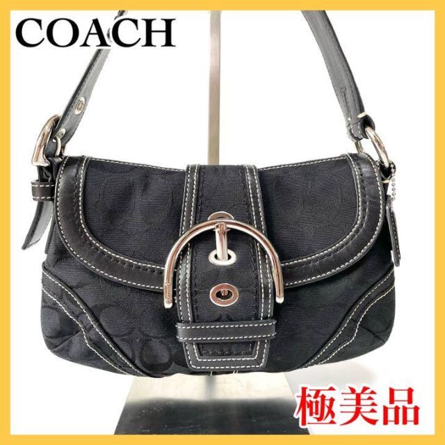 【極美品】COACH コーチ シグネチャー ショルダーバッグ ワンショルダー | フリマアプリ ラクマ