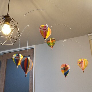 ♯￥1800→￥1550 モビール気球 モビール balloon(モビール)