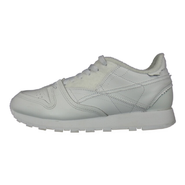 255cmアウトソールMAISON MARGIELA メゾンマルジェラ Reebok H02407 CLASSIC LEATHER MEMORY OF リーボック クラシック レザー メモリー オフ ローカット スニーカー ホワイト系 25.5cm