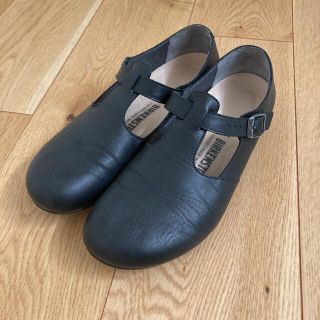 ビルケンシュトック(BIRKENSTOCK)のビルケン 40（26cm）黒 (ローファー/革靴)