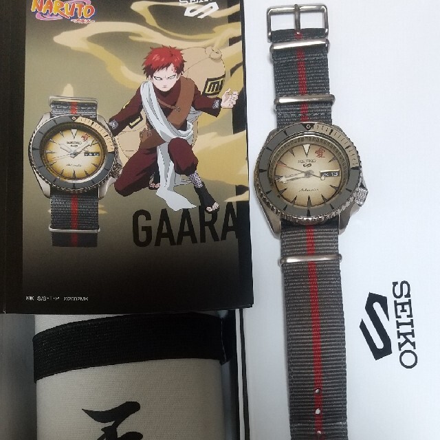 SEIKO×NARUTO&BORUTOコラボウォッチ 我愛羅モデル