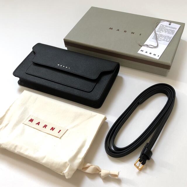 新品 MARNI マルニ ショルダーバッグ 長財布 財布 ショルダーウォレット