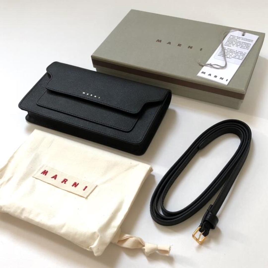 MARNI - 新品 MARNI マルニ ショルダーバッグ 長財布 財布 MARNI - 新品 MARNI マルニ ショルダーバッグ 長財布 財布