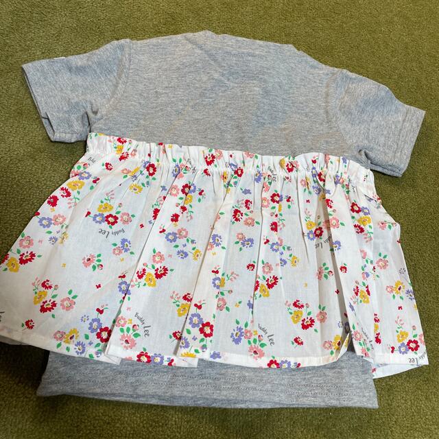 Buddy Lee(バディーリー)の新品　90buddyＬＥＥフリルＴシャツ キッズ/ベビー/マタニティのキッズ服女の子用(90cm~)(Tシャツ/カットソー)の商品写真