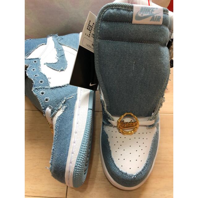 新品★本物★Nike★ナイキ★ウィメンズ エアジョーダン1 ハイ OG デニム