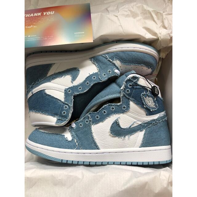 NIKE エアジョーダン1 デニム 27.5cm www.sanagustin.ac.id