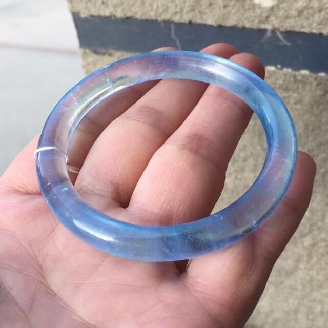 天然】アクアマリン バングル 54.3mm 正規代理店 wulift.com