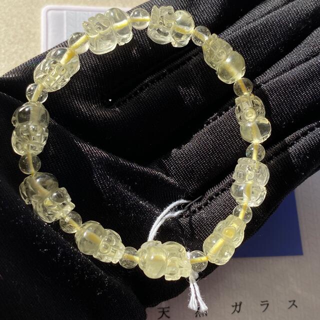 大人気❣️透明感抜群❣️ハイグレード♡リビアングラス貔貅