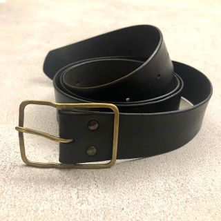 アーツアンドサイエンス(ARTS&SCIENCE)のARTS&SCIENCE  Thin buckle belt カウレザー ベルト(ベルト)