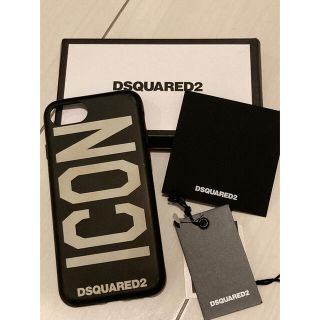 ディースクエアード(DSQUARED2)のdsquared2  iPhone8  iPhone SE ケース ICON 黒(iPhoneケース)