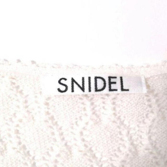 SNIDEL(スナイデル)のスナイデル　ニットワンピース レディースのワンピース(ひざ丈ワンピース)の商品写真