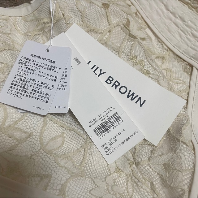 Lily Brown(リリーブラウン)のLILY BROWN スイッチングレースマーメイドスカート レディースのスカート(ロングスカート)の商品写真