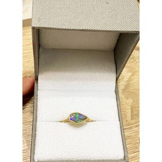 アッシュペーフランス(H.P.FRANCE)の【ほぼ未使用】MONAKA jewelry ボルダーオパールリング(リング(指輪))