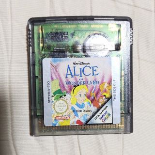 ゲームボーイ(ゲームボーイ)の海外GB alice in wonderland 不思議の国のアリス レア(携帯用ゲームソフト)