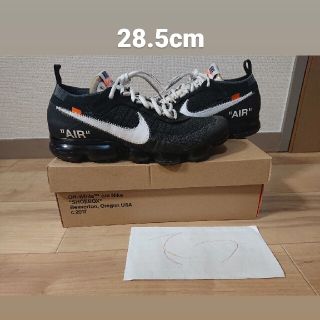 オフホワイト(OFF-WHITE)のTHE10 NIKE AIR VAPORMAX off-white 28.5cm(スニーカー)