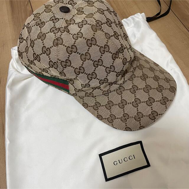 Gucci(グッチ)のGUCCI   L ユニセックス GG シェリーライン キャップ 帽子 メンズの帽子(キャップ)の商品写真
