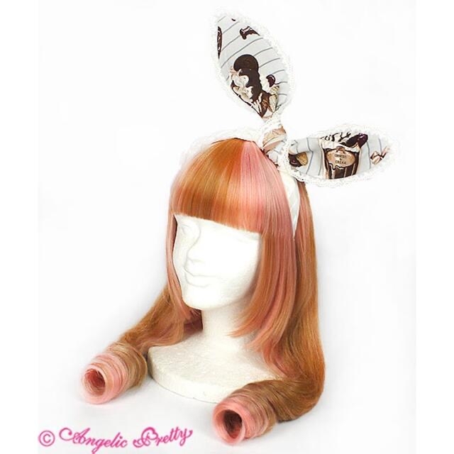 Angelic Pretty(アンジェリックプリティー)のCream Cookie Paradeジャンパースカート　3点セット レディースのワンピース(ひざ丈ワンピース)の商品写真