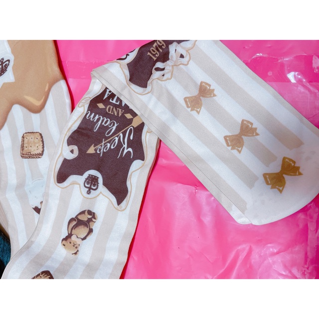 Angelic Pretty(アンジェリックプリティー)のCream Cookie Paradeジャンパースカート　3点セット レディースのワンピース(ひざ丈ワンピース)の商品写真