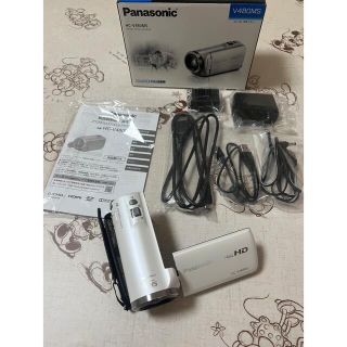 パナソニック(Panasonic)のパナソニックデジタルハイビジョンビデオカメラ　HC-V480MS-W(ビデオカメラ)