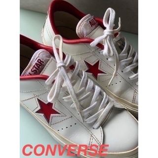 コンバース(CONVERSE)のオールスターコンバースONE STAR-Jレザーレディーススニーカー24cm中古(スニーカー)