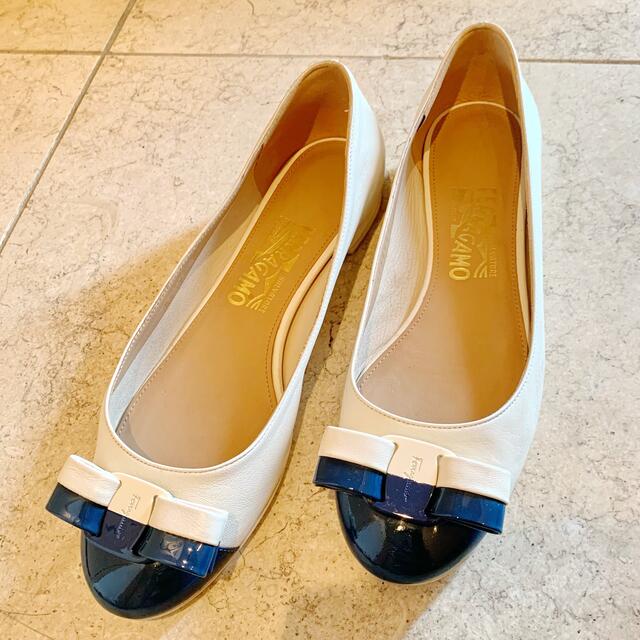 フェラガモ　FERRAGAMO バレエシューズ　6 1/2D 24cmくらい