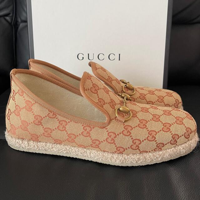 安い国産 Gucci - GUCCI GGキャンバス スリッポン エスパドリーユ