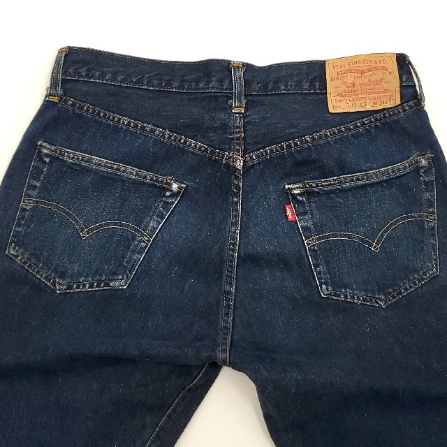 濃紺バレンシア製◆Levi's 501XX◆W34ビンテージ復刻ジーンズ 337